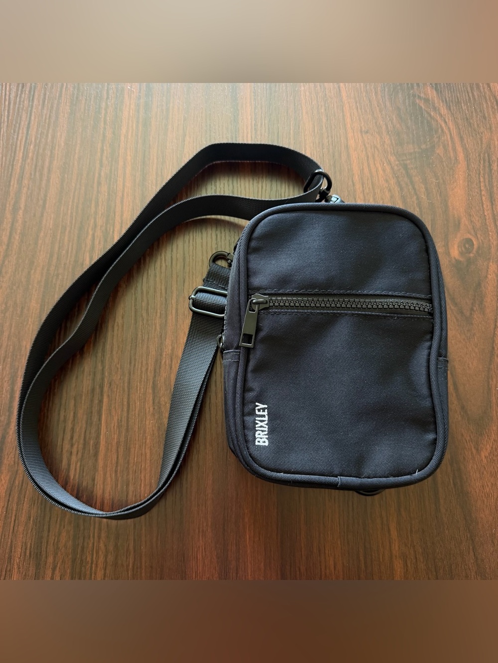 Brixley Black Crossbody Bag with Adjustable Strap